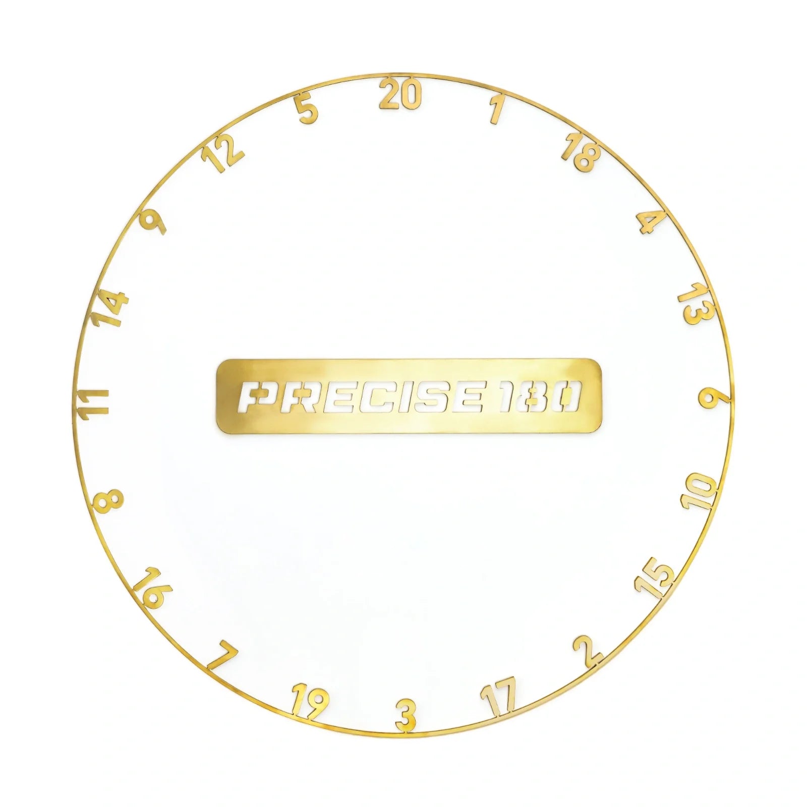 Precise180 Zahlenring - Gold - DreamDarts Dartshop