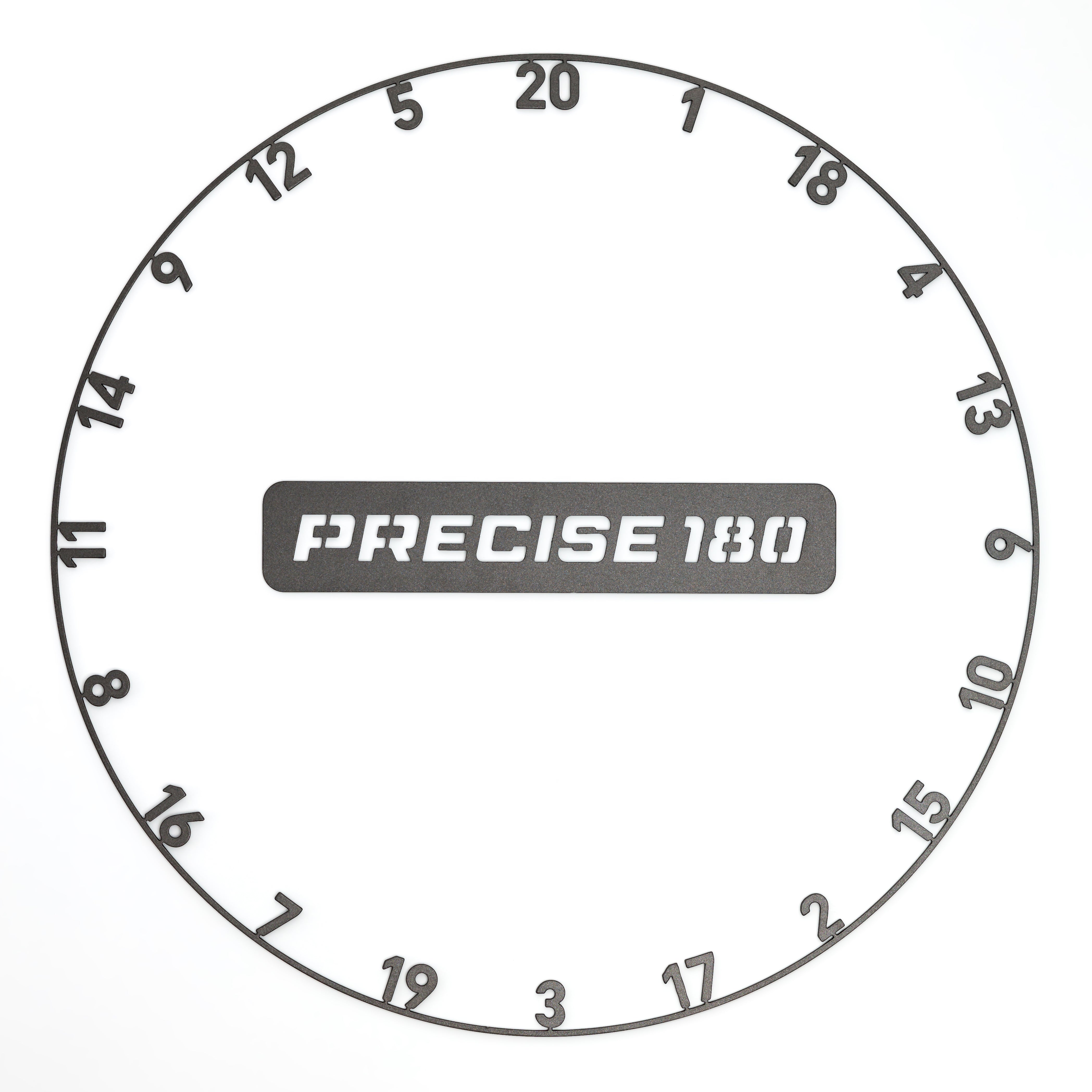 Precise180 Zahlenring - Graphite - DreamDarts Dartshop