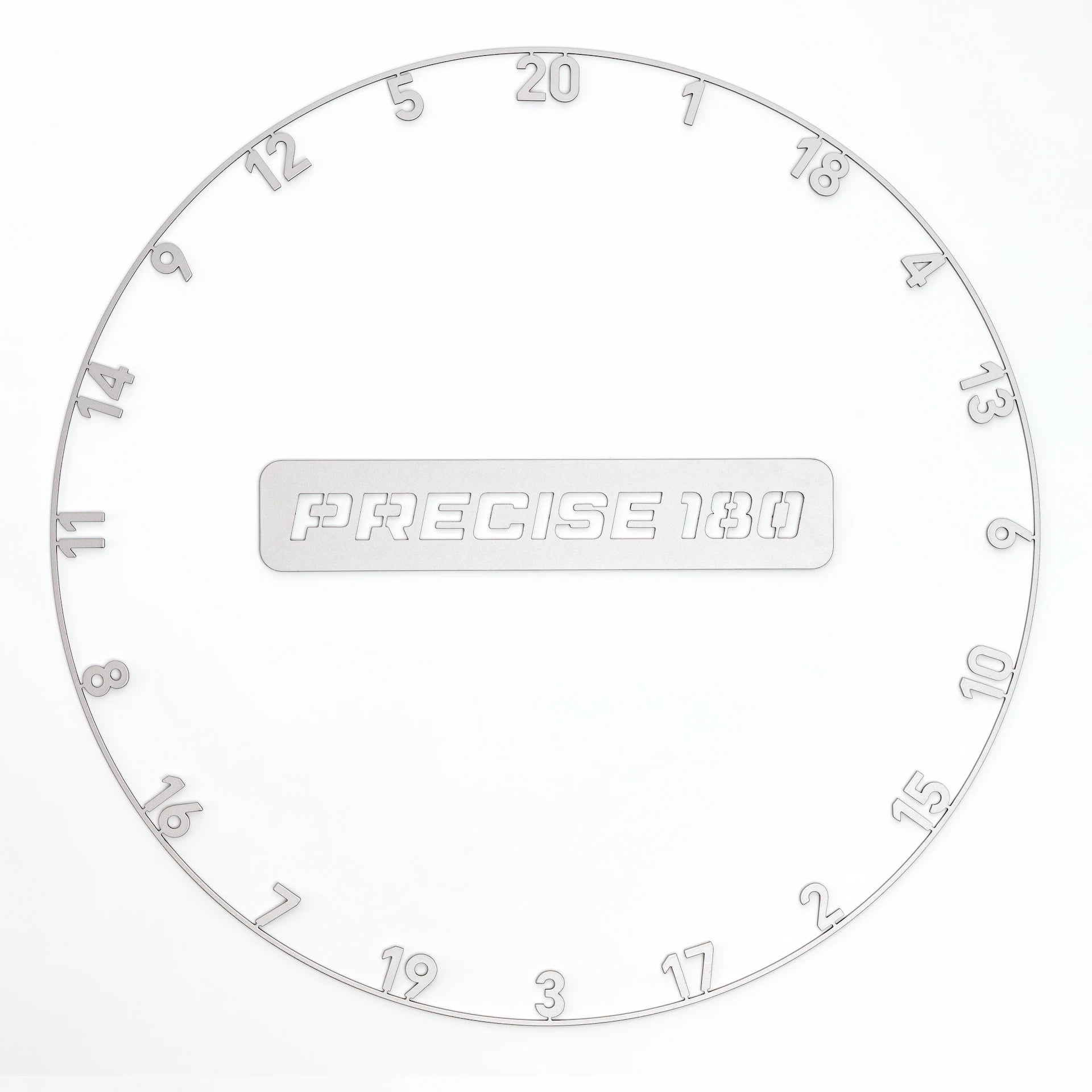 Precise180 Zahlenring - Gunmetal - DreamDarts Dartshop