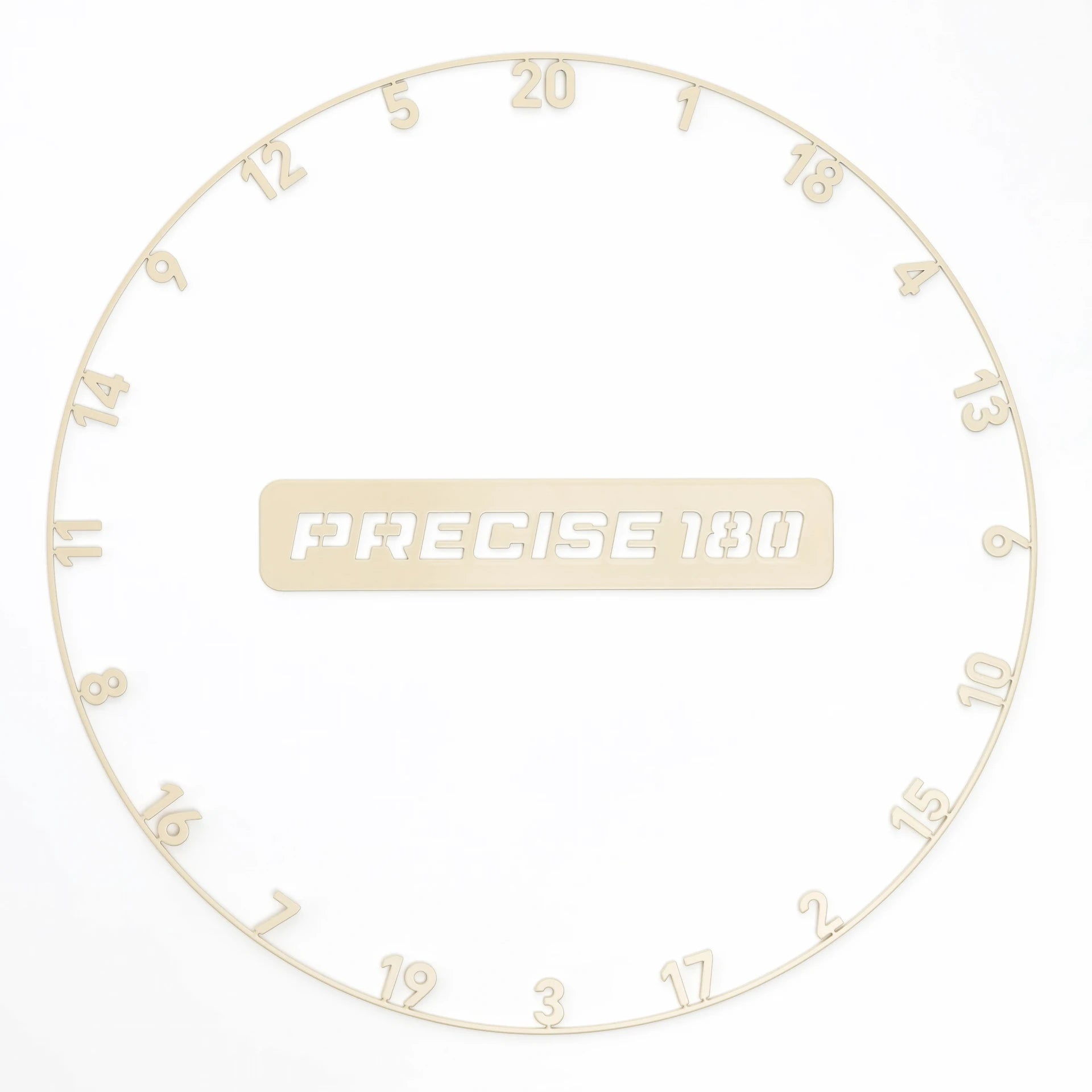 Precise180 Zahlenring - Ivory Sisal - DreamDarts Dartshop