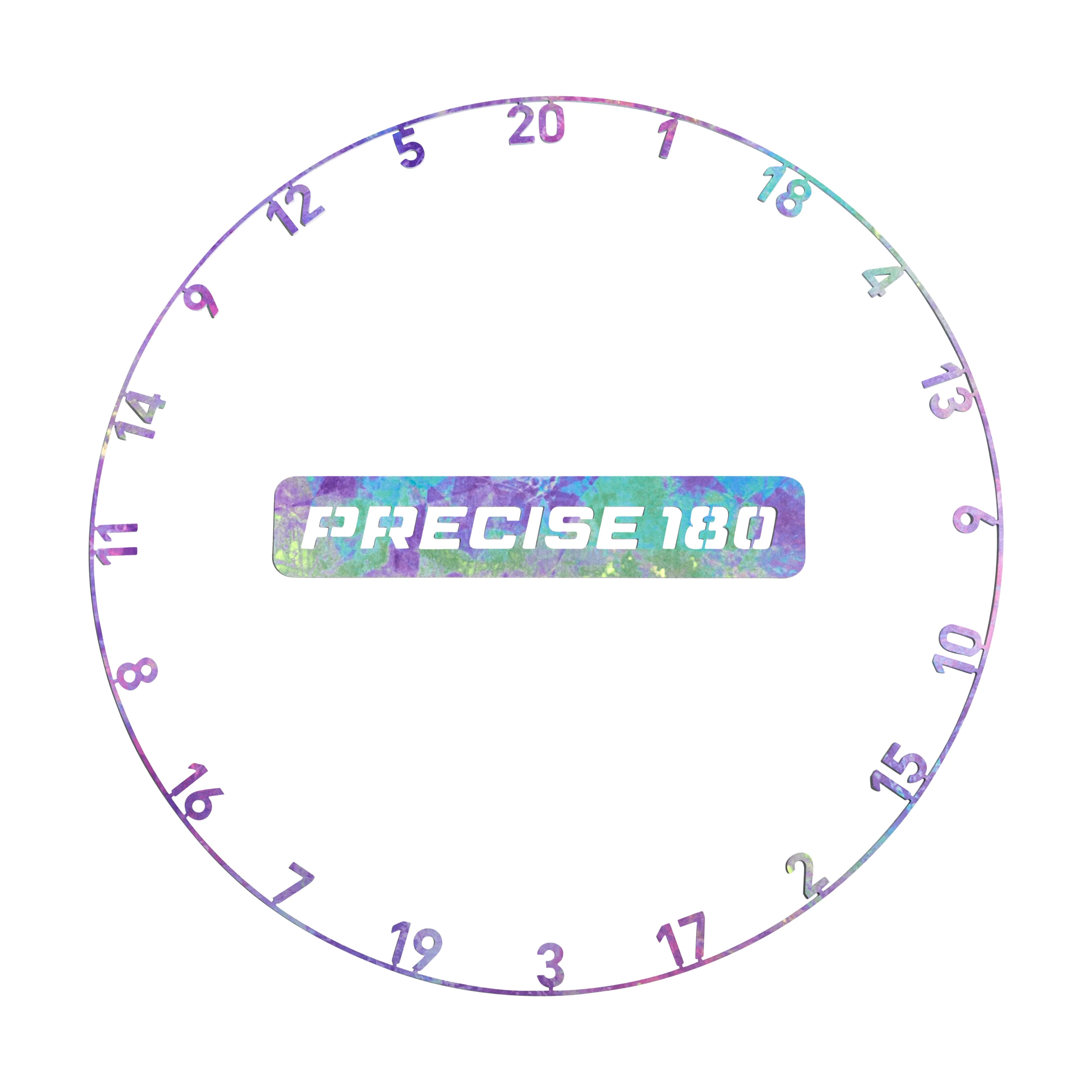 Precise180 Zahlenring - Northern Lights - DreamDarts Dartshop