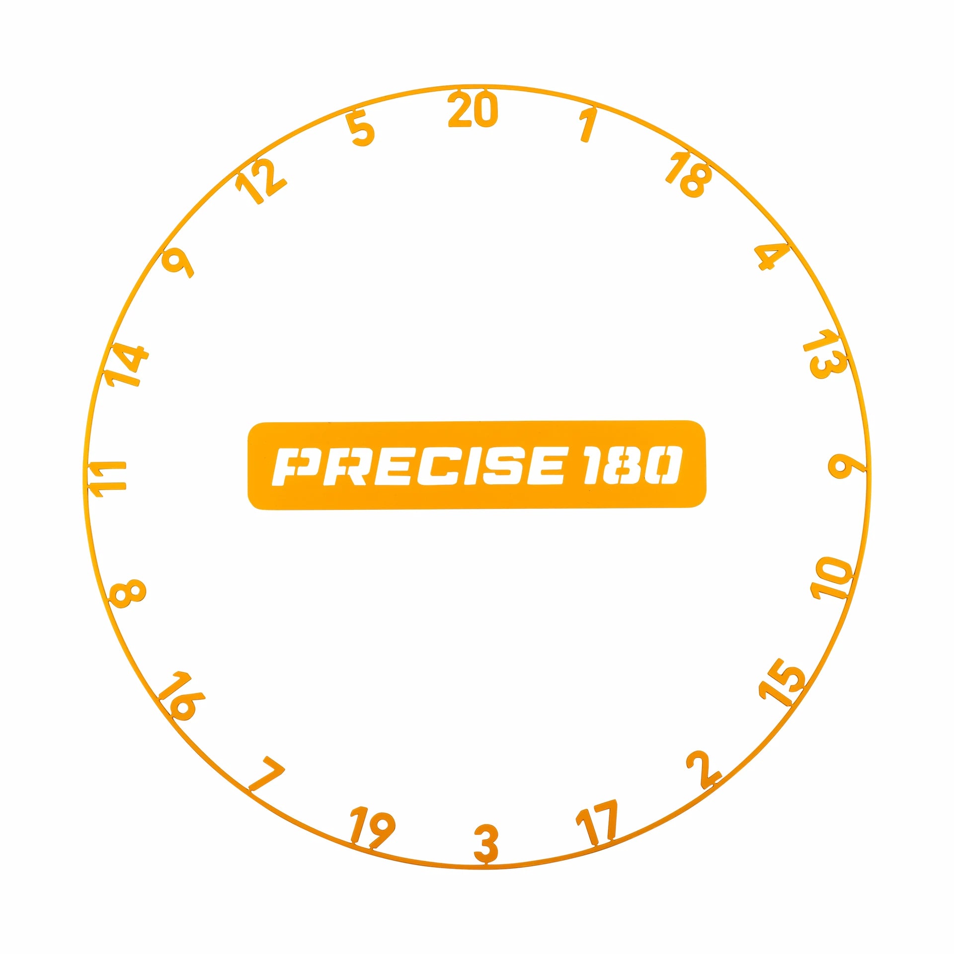 Precise180 Zahlenring - Tiger Orange - DreamDarts Dartshop