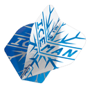 Gerwyn Price Yin Yang Blue & White Flights - DreamDarts Dartshop