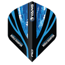 Luke Humphries Blue & Yellow Yin Yang Dart Flights - DreamDarts Dartshop