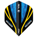 Luke Humphries Blue & Yellow Yin Yang Dart Flights - DreamDarts Dartshop