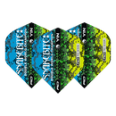 Peter Wright Yin Yang Green & Blue Flights - DreamDarts Dartshop