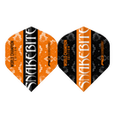 Peter Wright Yin Yang Orange & Black Flights - DreamDarts Dartshop