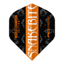 Peter Wright Yin Yang Orange & Black Flights - DreamDarts Dartshop