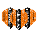 Peter Wright Yin Yang Orange & Black Flights - DreamDarts Dartshop