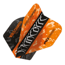 Peter Wright Yin Yang Orange & Black Flights - DreamDarts Dartshop