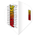 Red Dragon AirWing Flights White - DreamDarts Dartshop