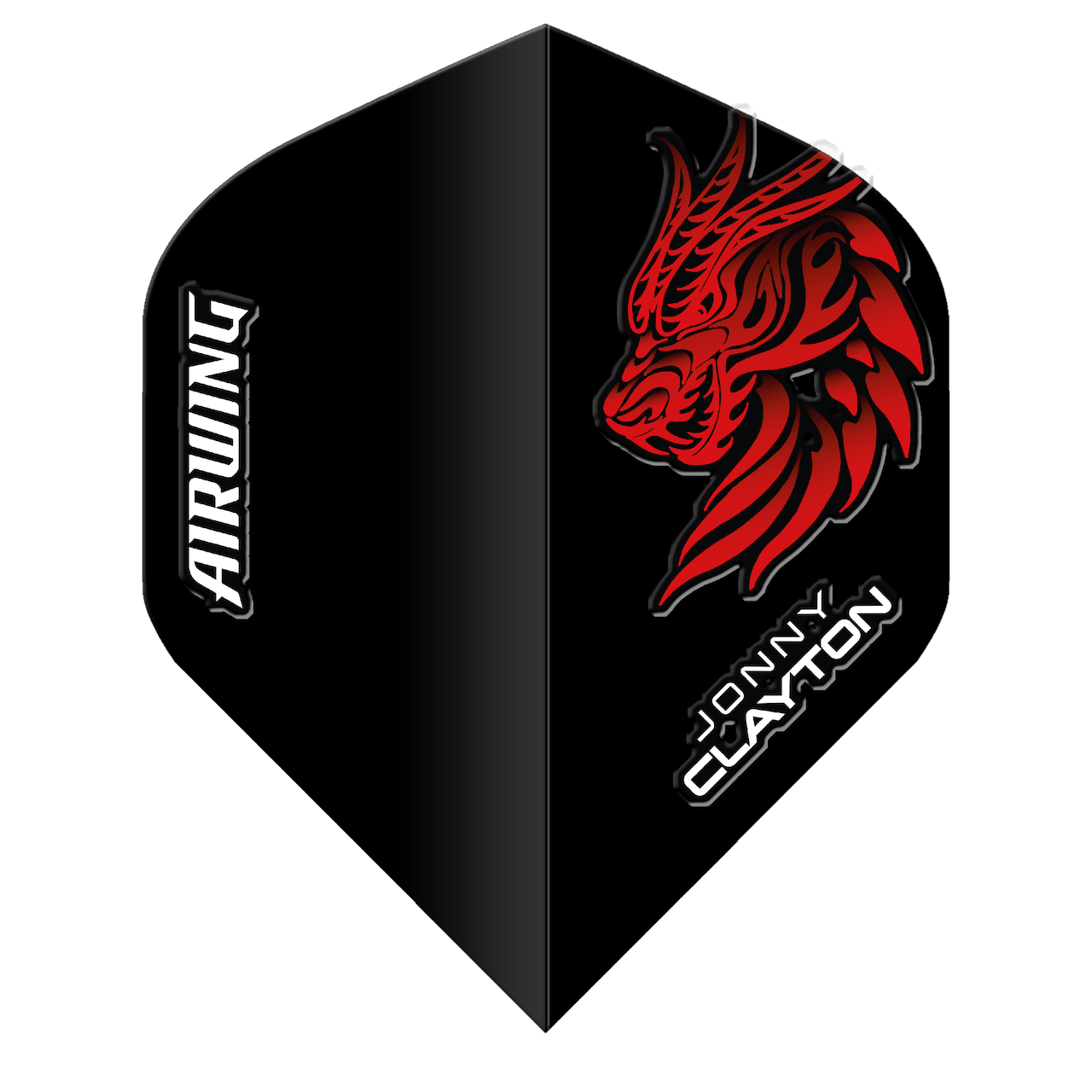 Red Dragon AirWing Flight Jonny Clayton schwarz - DreamDarts Dartshop