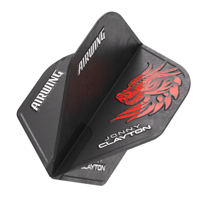 Red Dragon AirWing Flight Jonny Clayton schwarz - DreamDarts Dartshop