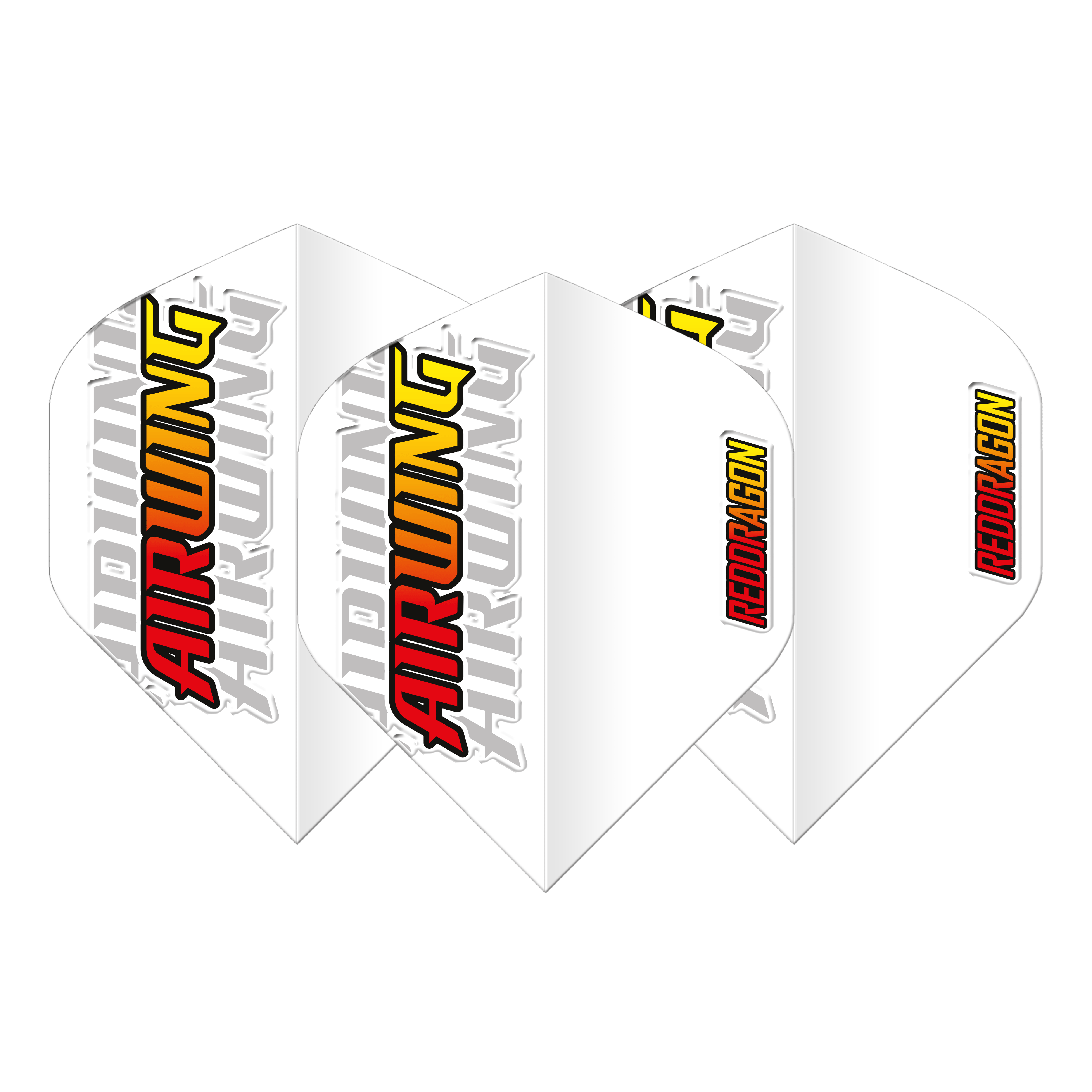 Red Dragon AirWing Flights White - DreamDarts Dartshop