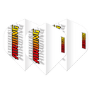 Red Dragon AirWing Flights White - DreamDarts Dartshop