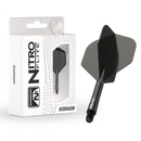 Red Dragon NITRO FLITE BLACK AND BLACK - DreamDarts Dartshop
