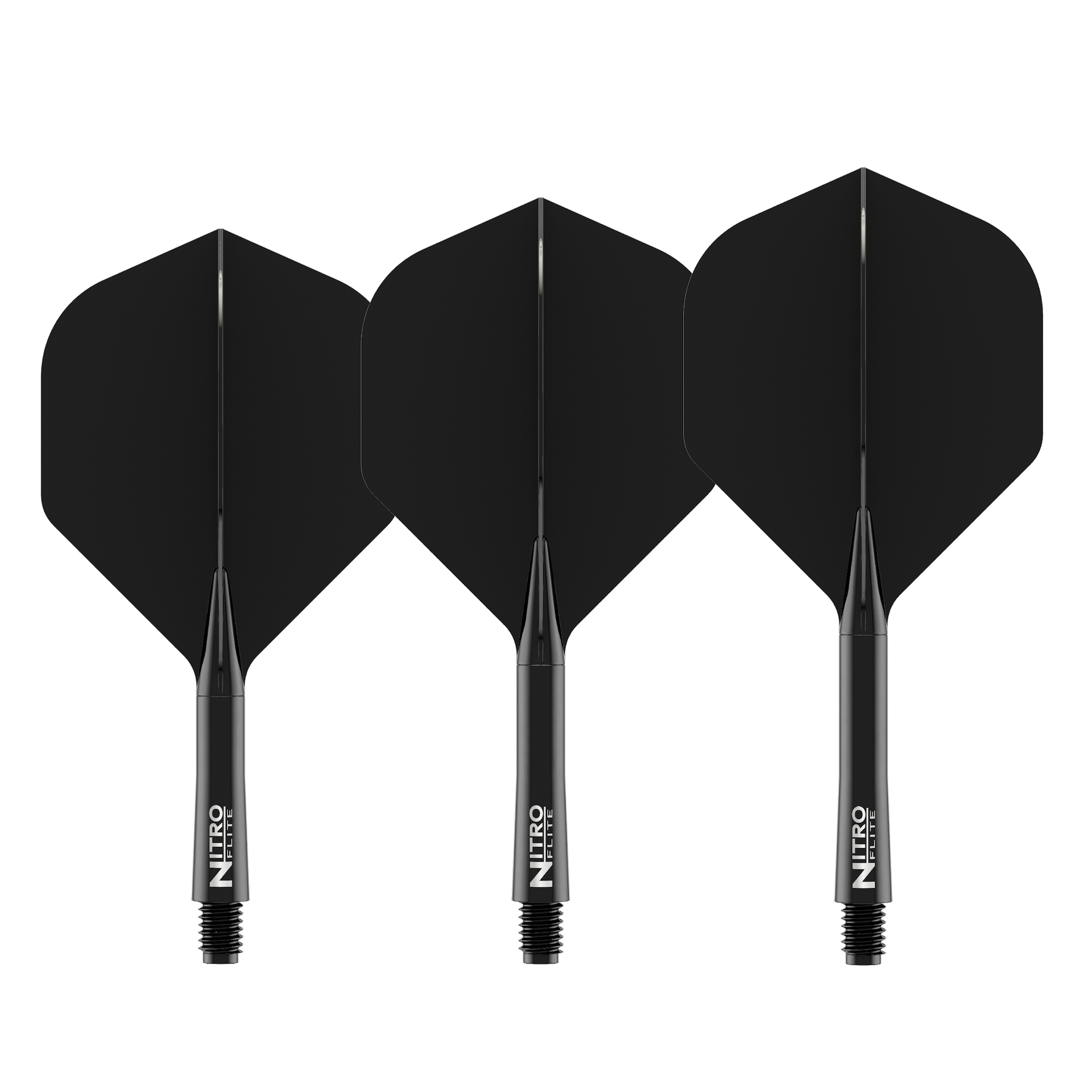 Red Dragon NITRO FLITE BLACK AND BLACK - DreamDarts Dartshop