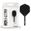 Red Dragon NITRO FLITE BLACK AND BLACK - DreamDarts Dartshop