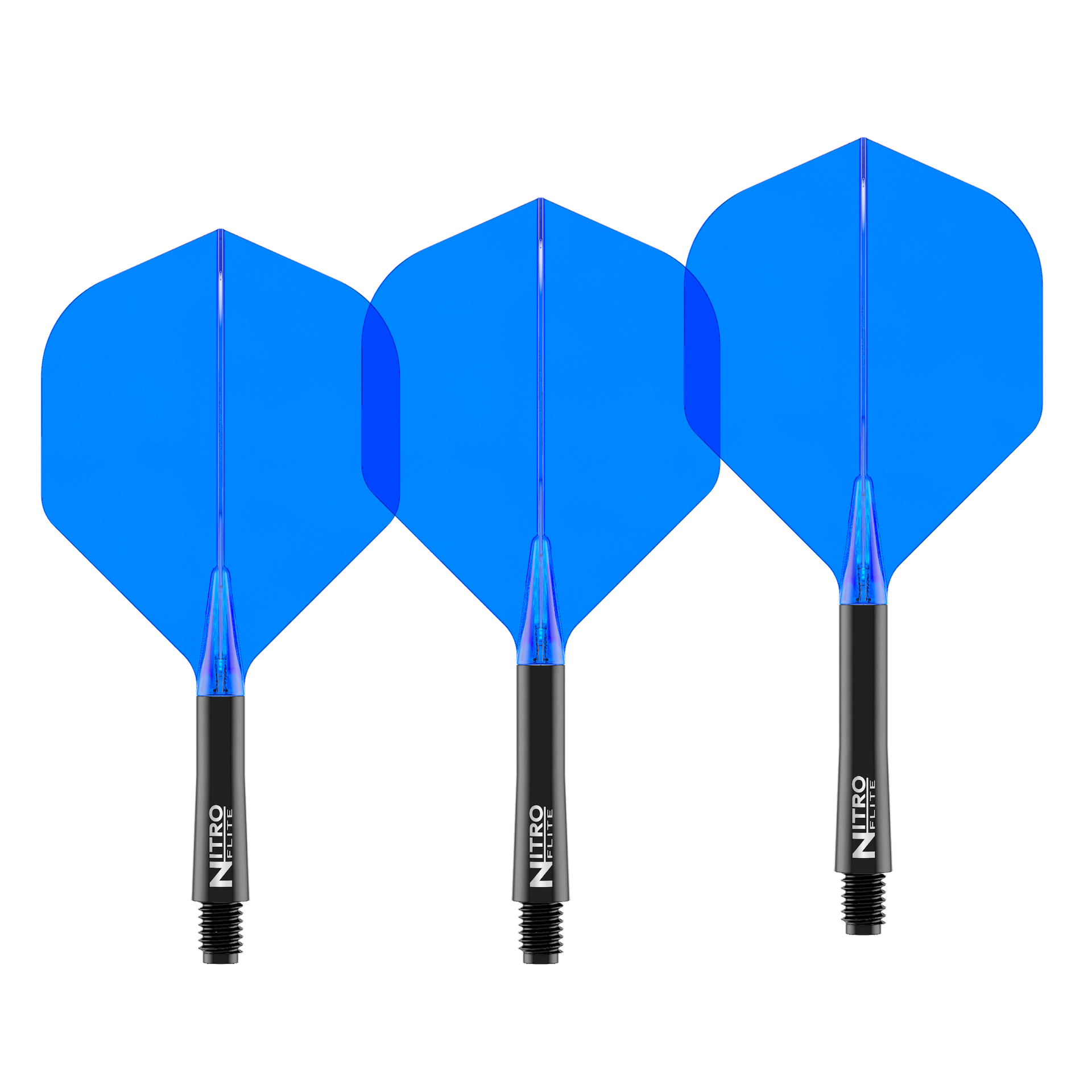 Red Dragon NITRO FLITE BLACK AND BLUE - DreamDarts Dartshop