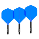 Red Dragon NITRO FLITE BLACK AND BLUE - DreamDarts Dartshop