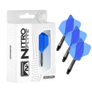 Red Dragon NITRO FLITE BLACK AND BLUE - DreamDarts Dartshop