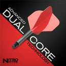 Red Dragon NITRO FLITE BLACK AND RED - DreamDarts Dartshop