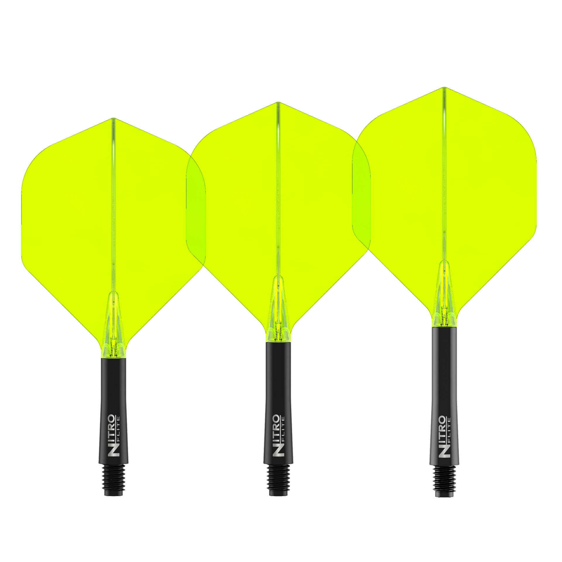 Red Dragon NITRO FLITE BLACK AND YELLOW - DreamDarts Dartshop