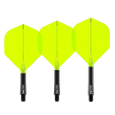 Red Dragon NITRO FLITE BLACK AND YELLOW - DreamDarts Dartshop