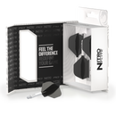 Red Dragon NITRO FLITE WHITE AND BLACK - DreamDarts Dartshop