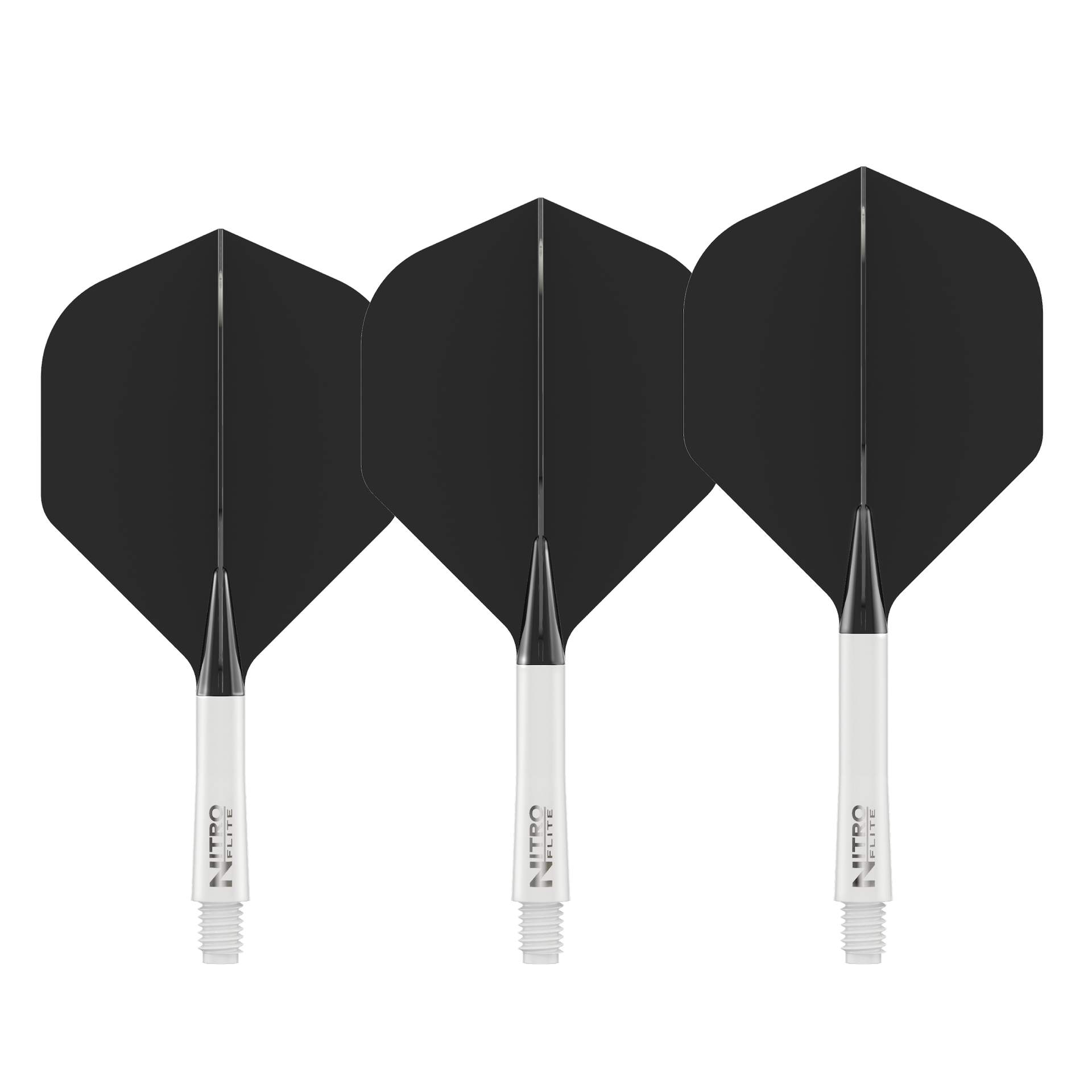 Red Dragon NITRO FLITE WHITE AND BLACK - DreamDarts Dartshop