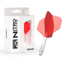 Red Dragon NITRO FLITE WHITE AND RED - DreamDarts Dartshop