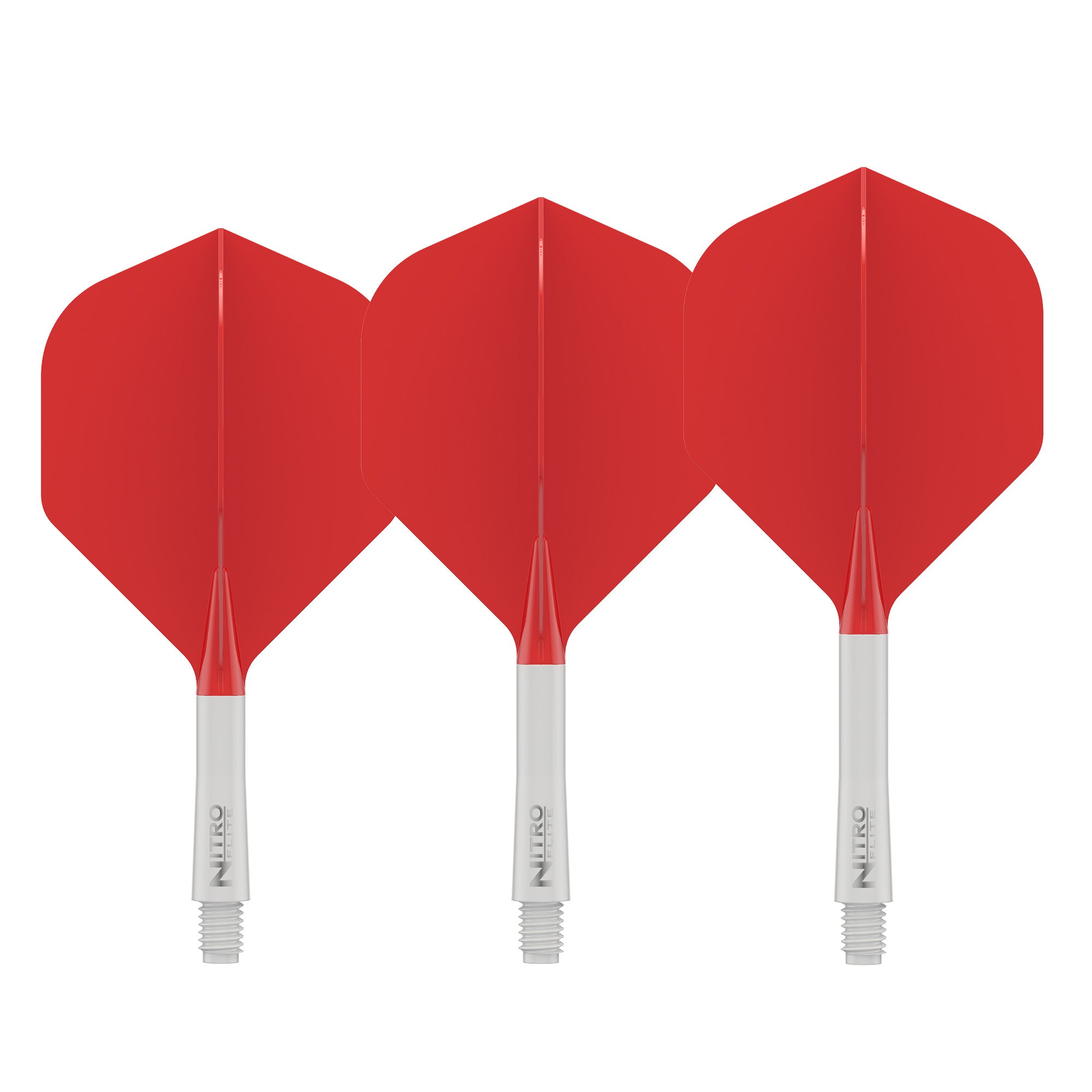 Red Dragon NITRO FLITE WHITE AND RED - DreamDarts Dartshop