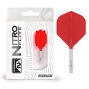 Red Dragon NITRO FLITE WHITE AND RED - DreamDarts Dartshop