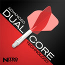 Red Dragon NITRO FLITE WHITE AND RED - DreamDarts Dartshop