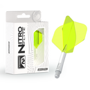 Red Dragon NITRO FLITE WHITE AND YELLOW - DreamDarts Dartshop