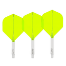 Red Dragon NITRO FLITE WHITE AND YELLOW - DreamDarts Dartshop