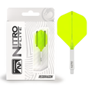 Red Dragon NITRO FLITE WHITE AND YELLOW - DreamDarts Dartshop