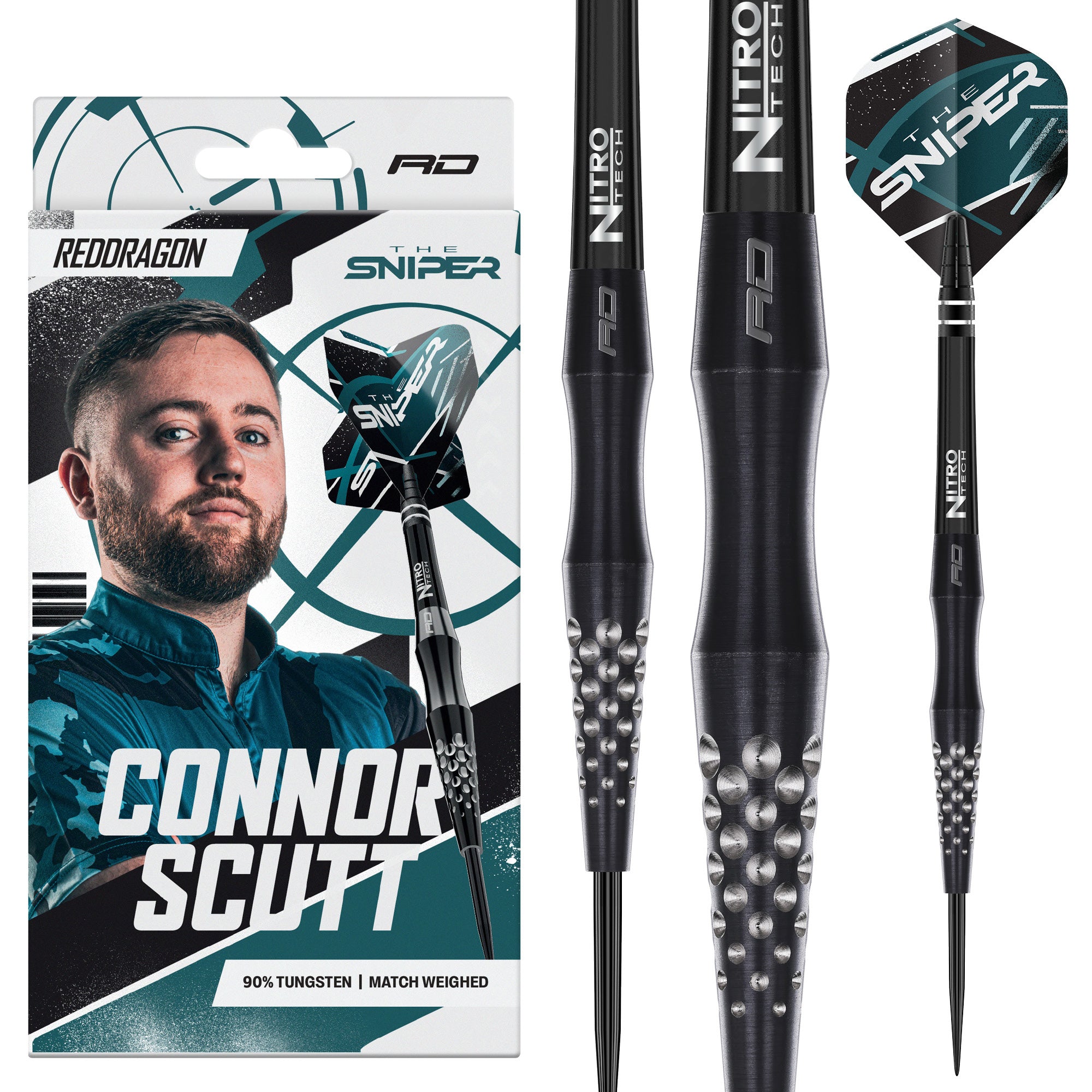 Red Dragon Connor Scutt 90% Steeldarts - DreamDarts Dartshop