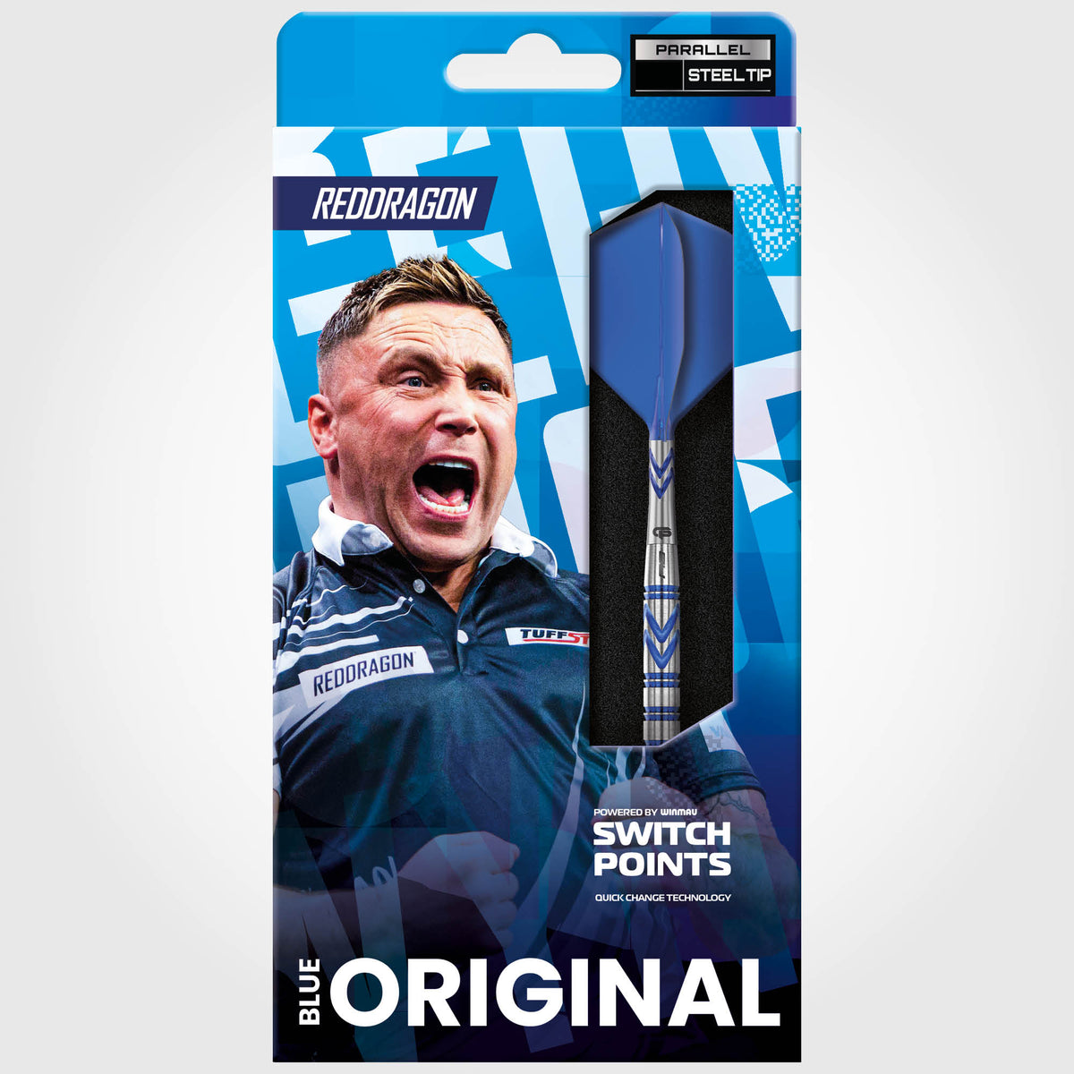 Gerwyn Price - Blue Original Switch Points 90% Steeldarts - DreamDarts Dartshop