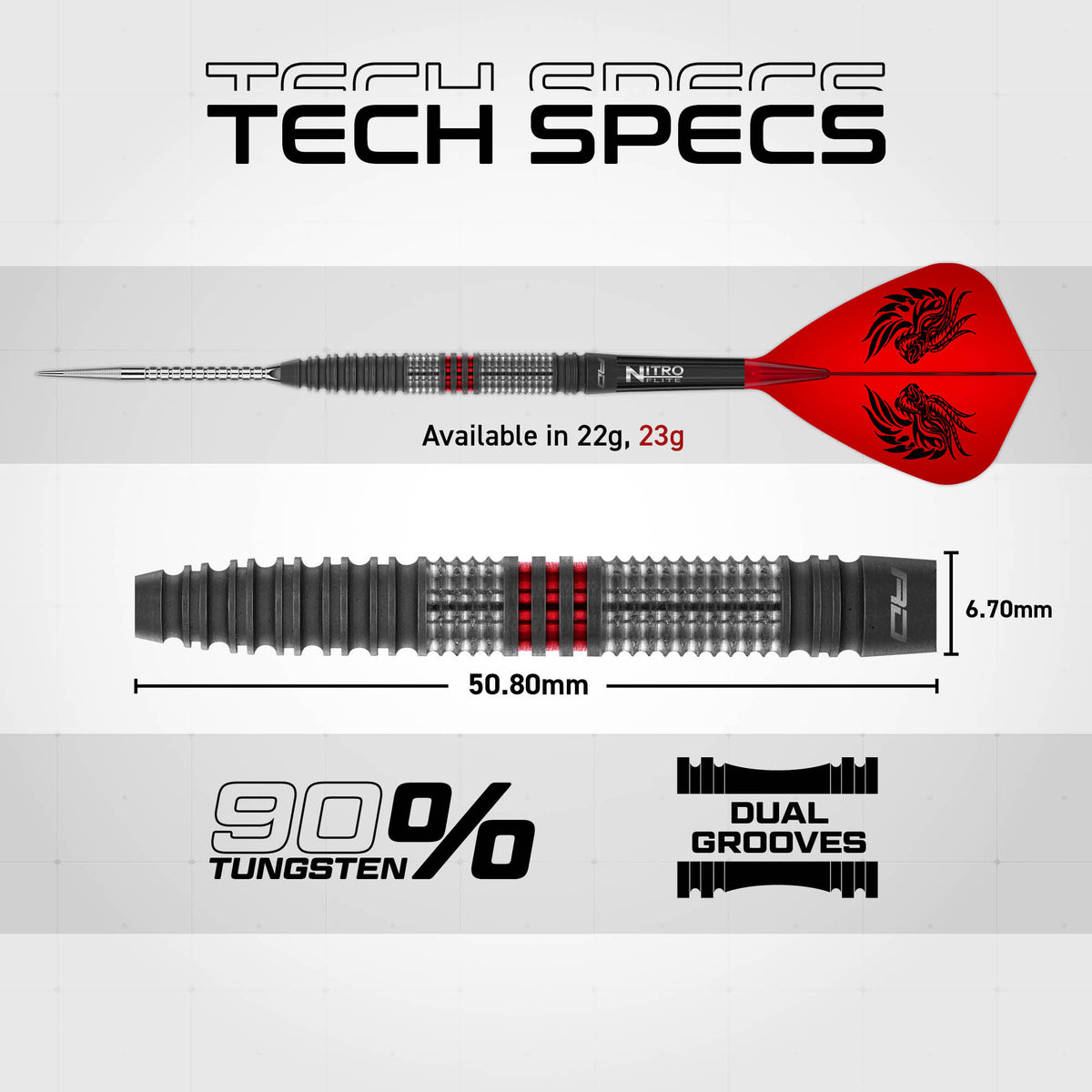 Jonny Clayton - Hiraeth Switch Points 90% Steeldarts - DreamDarts Dartshop