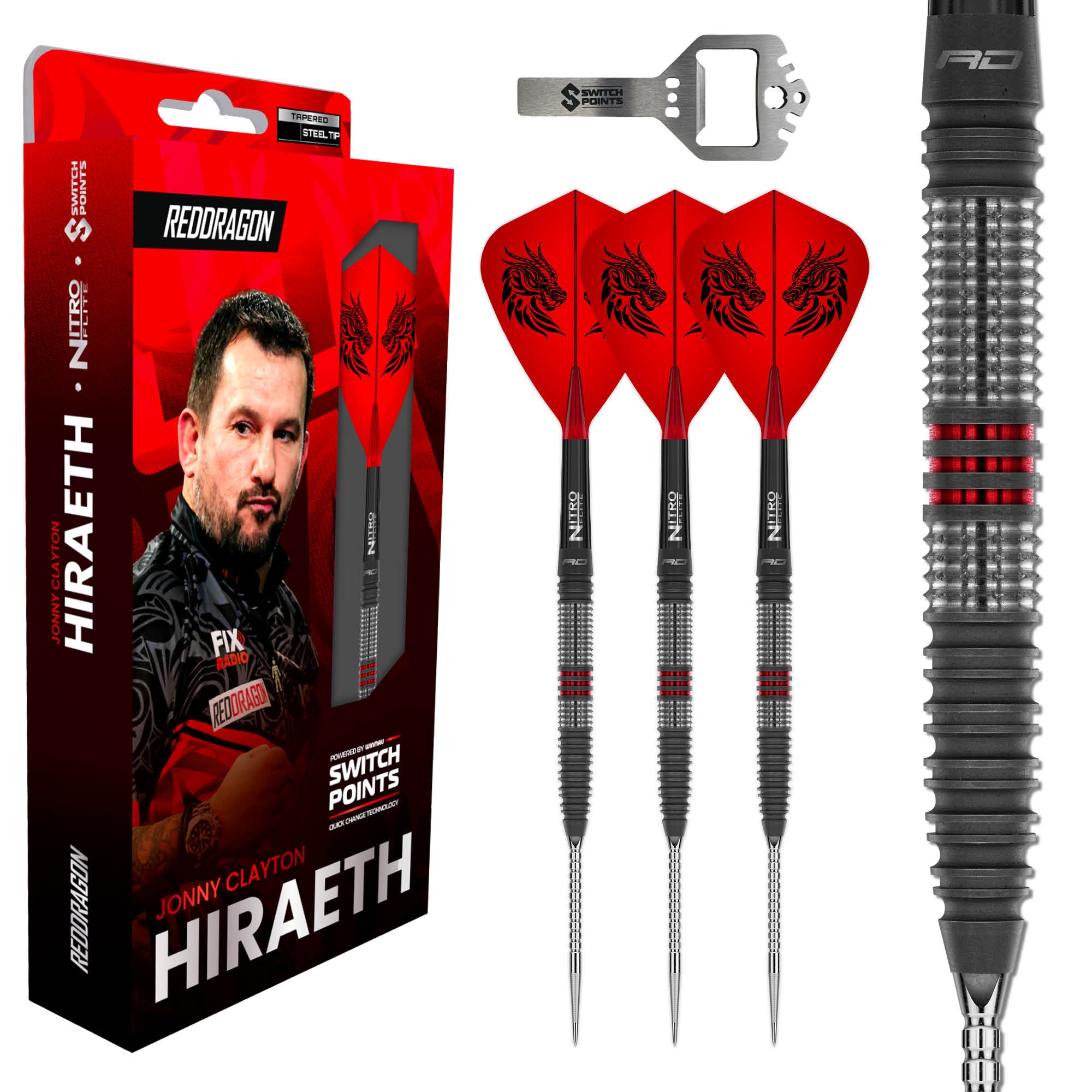 Jonny Clayton - Hiraeth Switch Points 90% Steeldarts - DreamDarts Dartshop