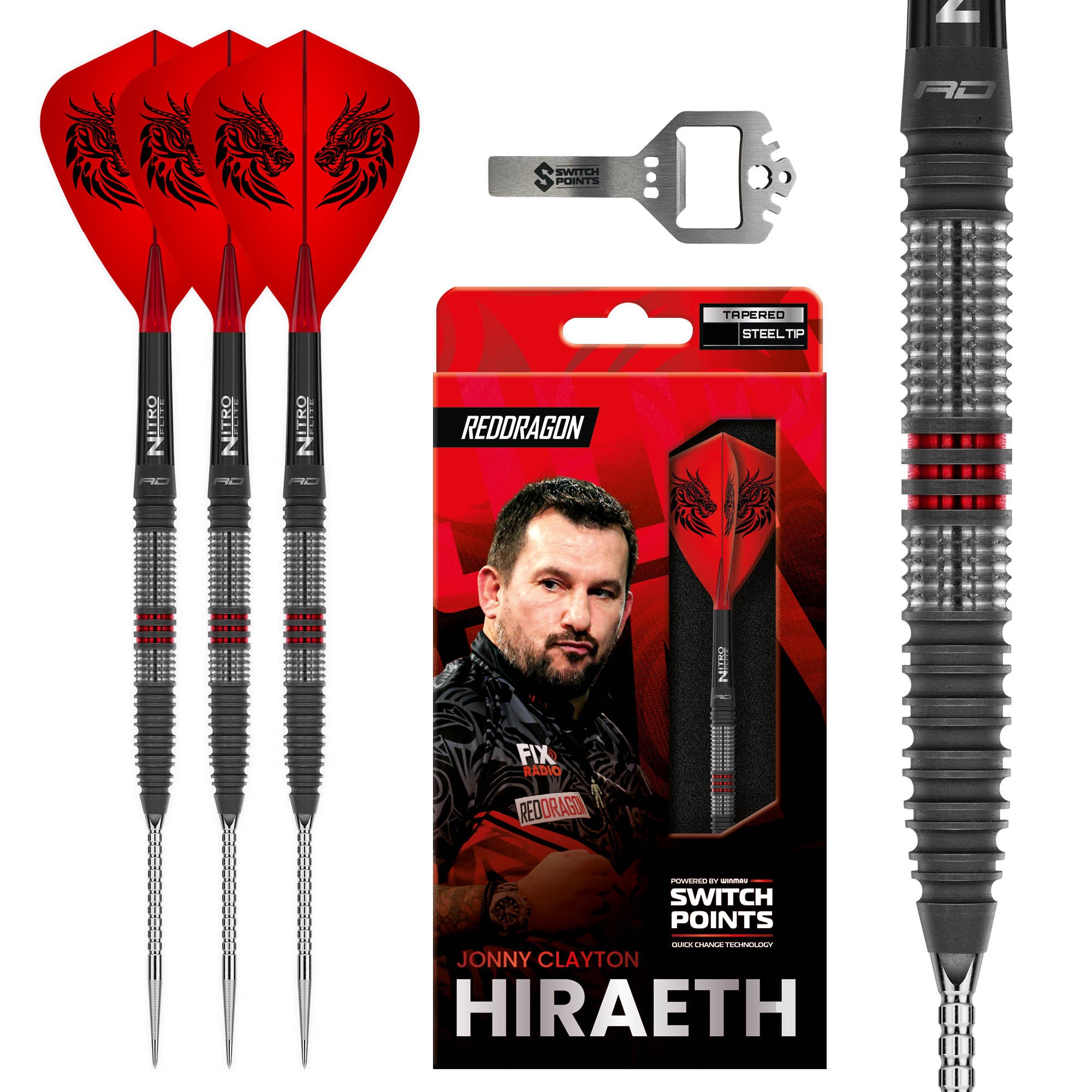 Jonny Clayton - Hiraeth Switch Points 90% Steeldarts - DreamDarts Dartshop