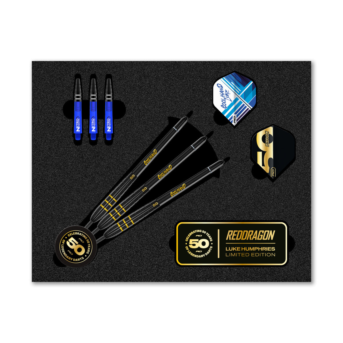 Luke Humphries - 50 Years Player Edition Steeldarts - DreamDarts Dartshop