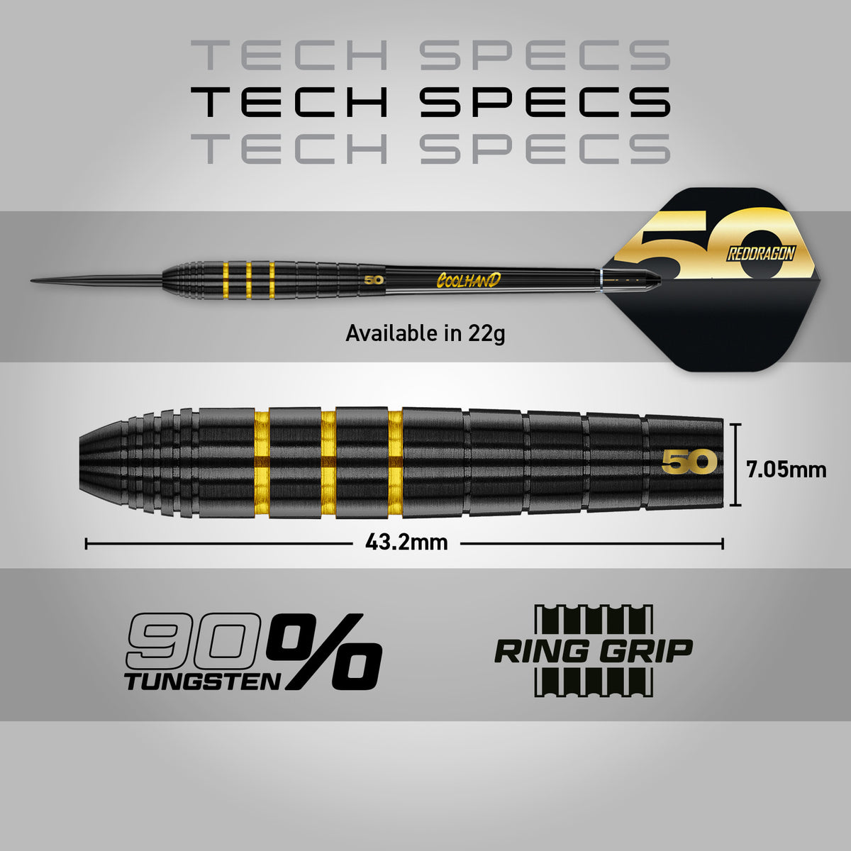 Luke Humphries - 50 Years Player Edition Steeldarts - DreamDarts Dartshop