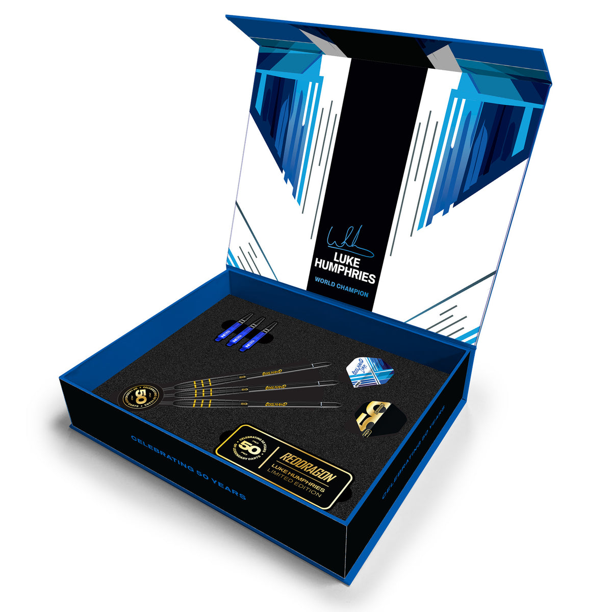 Luke Humphries - 50 Years Player Edition Steeldarts - DreamDarts Dartshop