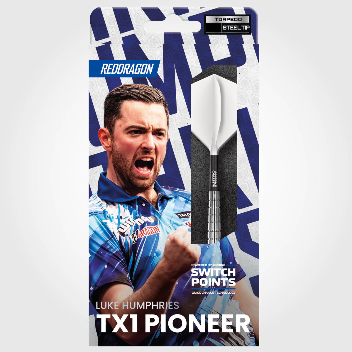 Luke Humphries - TX1 Pioneer Switch Points 90% Steeldarts - DreamDarts Dartshop
