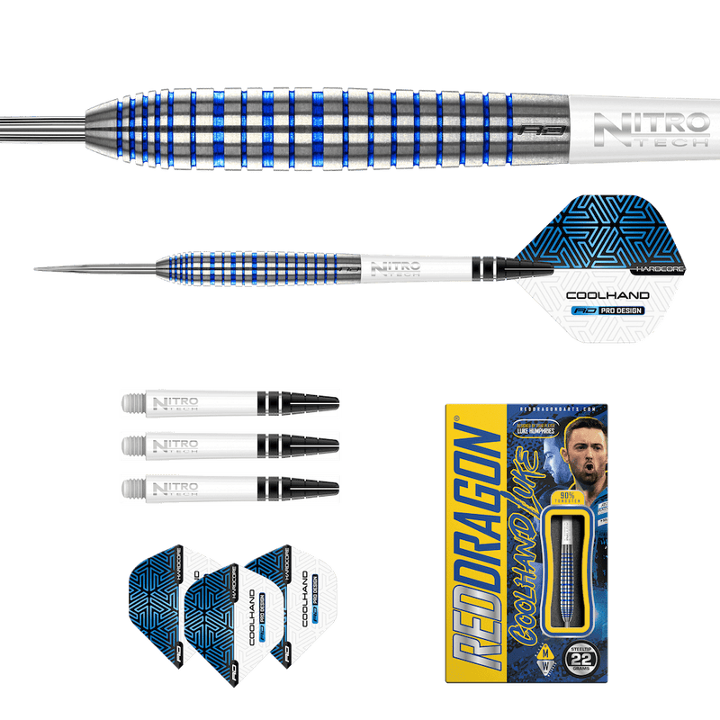 Luke Humphries TX3 Cool Blue SE 90% Steeldarts - DreamDarts Dartshop