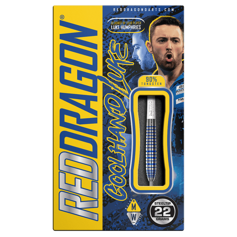 Luke Humphries TX3 Cool Blue SE 90% Steeldarts - DreamDarts Dartshop