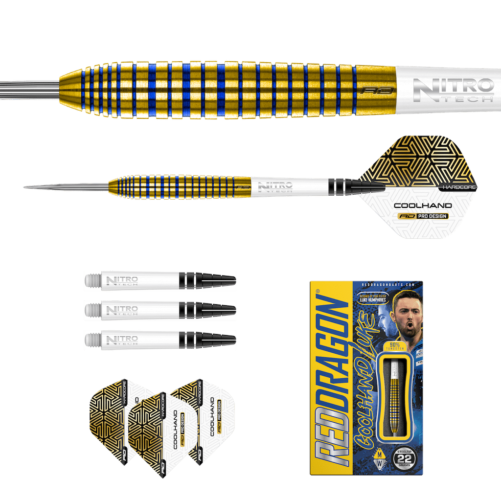 Luke Humphries TX3 Gold SE 90% Steeldarts - DreamDarts Dartshop