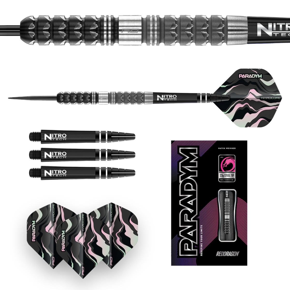 Paradym - Tapered 90% Steeldarts - DreamDarts Dartshop